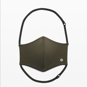 Lululemon Double Strap Face Mask Dark Olive